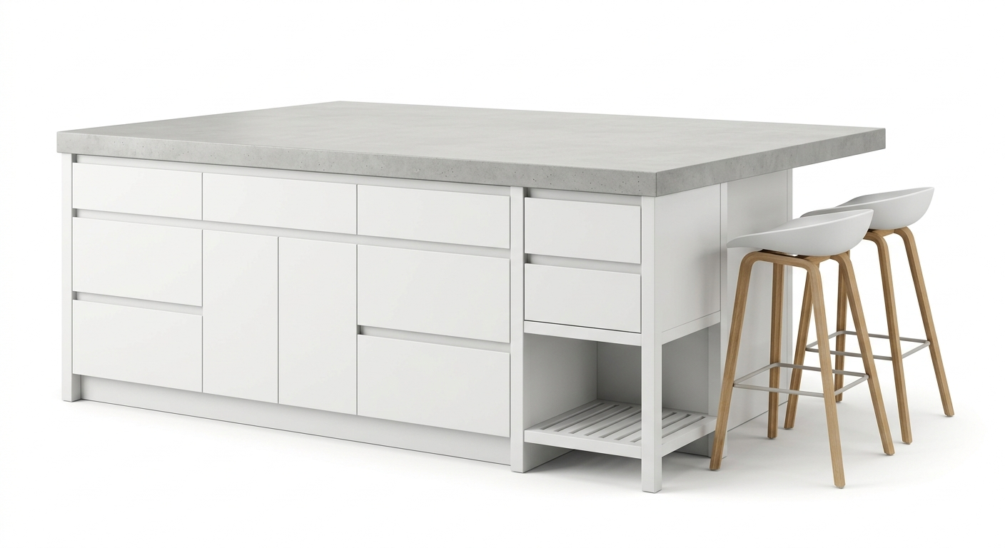 Minimalist Kitchen Islands