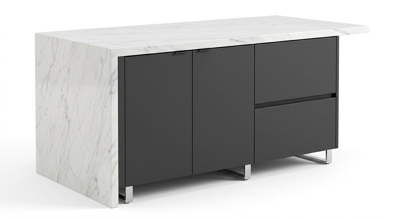 American Country Kitchen Islands