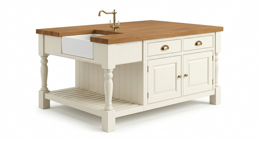 English Country Kitchen Islands